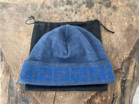 fendi hat blue|fendi beanie hat for sale.